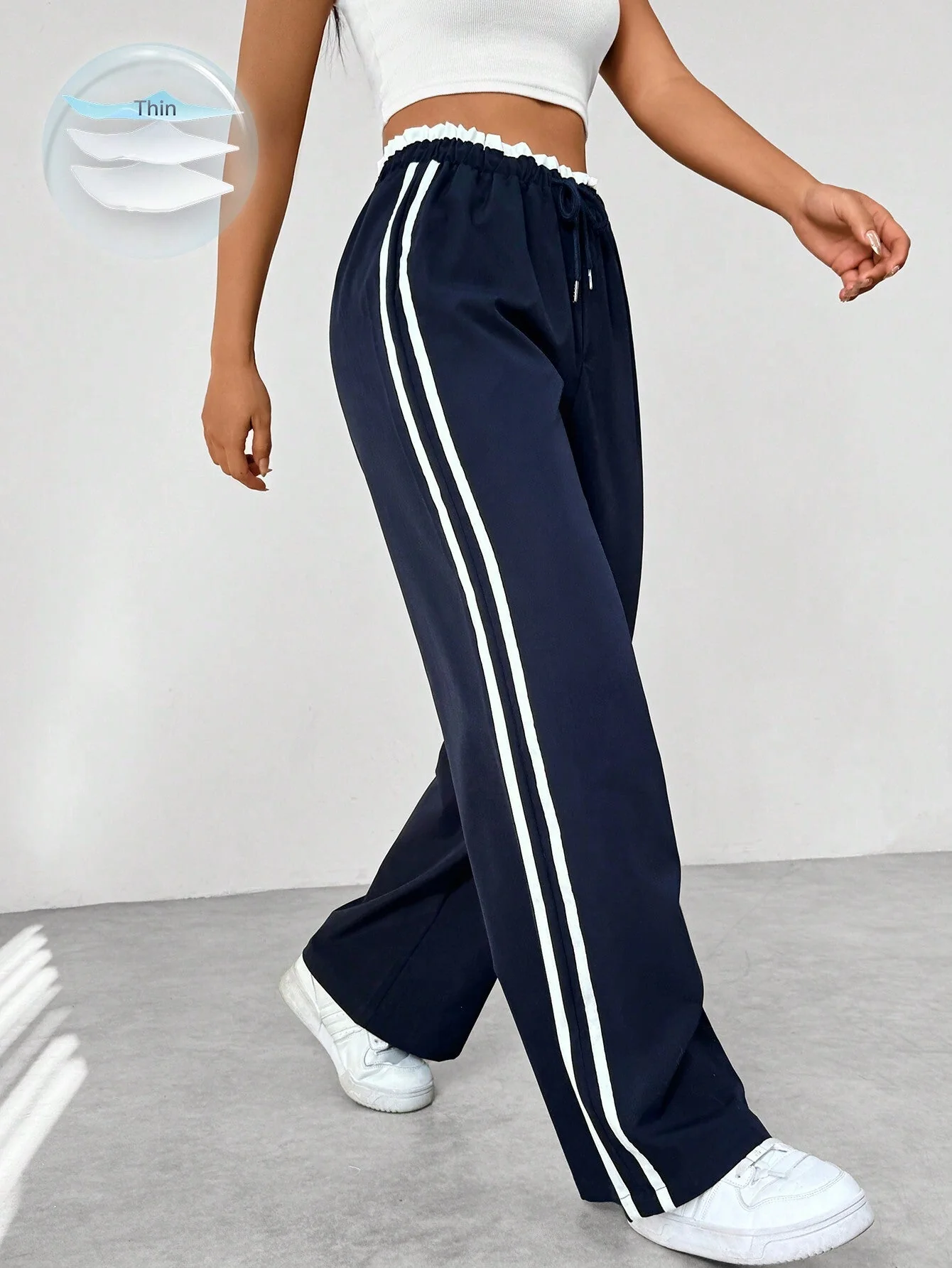 Noëlle – Striped Sporty Training Pants