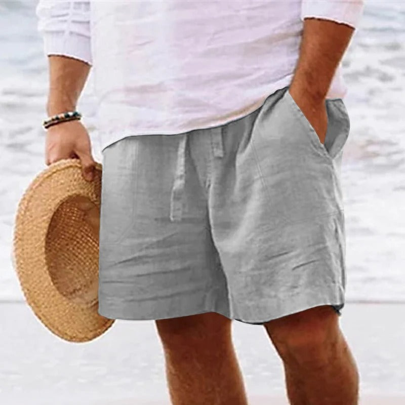 DAVID Men's Linen Shorts | Trendy Summer Essentials